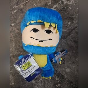 2 FOR $30 Devseries Arsenal Reloaded Blue Rex Roblox Plushie With Virtual Code